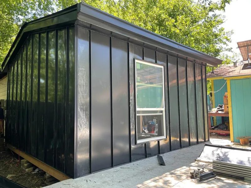 Black standing seam metal wall panels for Roof Inspection in Monmouth